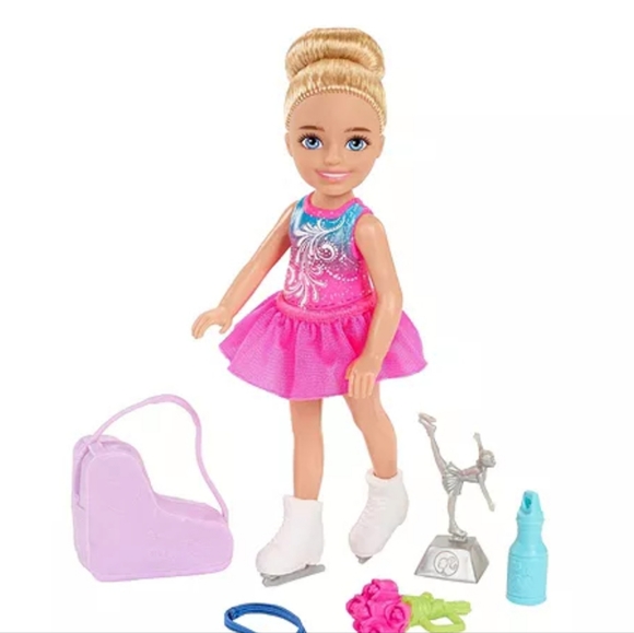 BARBIE CHELSEA I CAN BE ICE SKATER FIGURE SKATER DOLL - Picture 5 of 13